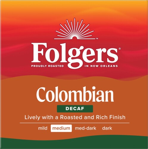 Folgers Decaf 100 Colombian Medium Roast K Cup Coffee Pods 12 ct Harris Teeter