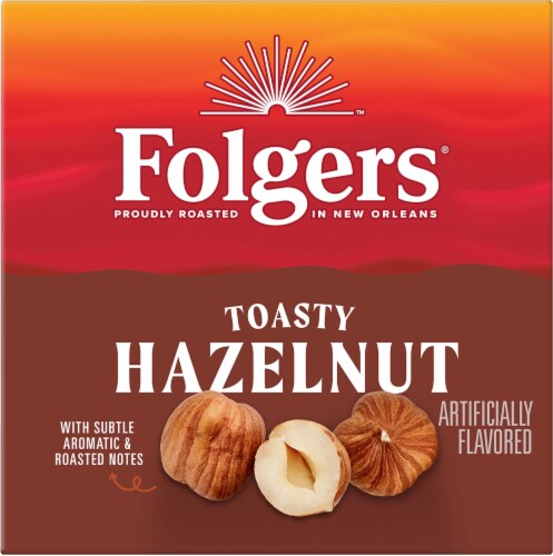 Folgers® Toasty Hazelnut K-Cup Coffee Pods Perspective: left