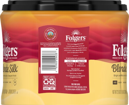 Folgers® Blonde Silk Light Roast Ground Coffee Perspective: left
