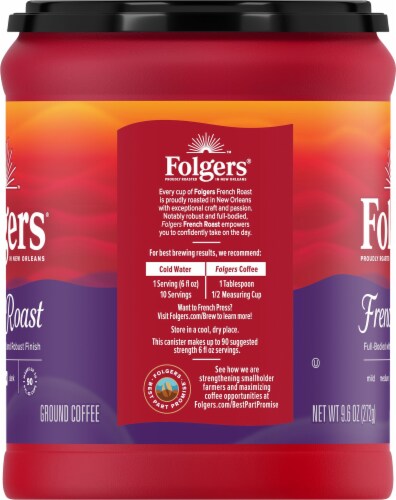 Folgers® Medium French Roast Ground Coffee Perspective: left