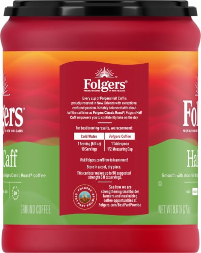 Folgers® Half Caffinated Ground Coffee Perspective: left