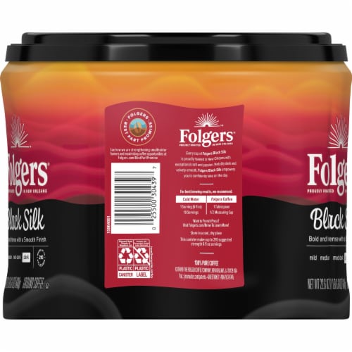 Folgers® Black Silk Dark Roast Ground Coffee