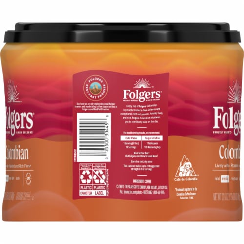 Folgers® Colombian Ground Coffee Perspective: left