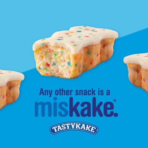 Tastykake Confetti Krimpets Birthday Cake Inspired Snack Cakes Perspective: left