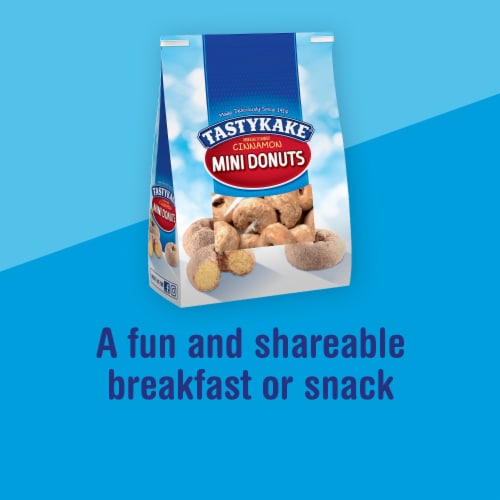 Tastykake Cinnamon Mini Donuts Shareable Donuts Perspective: left