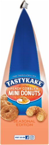 Tastykake® Peach Cobbler Mini Donuts Perspective: left