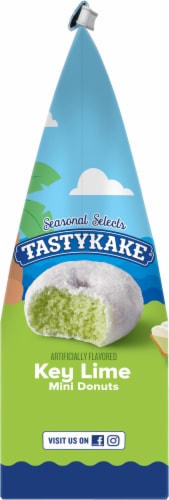 TastyKake® Key Lime Mini Donut Bag Perspective: left