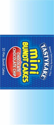 Tastykake Chocolate Chip Mini Bundt Cakes Perspective: left