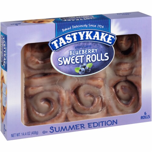 Tastykake® Blueberry Sweet Rolls Perspective: left