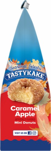 Tastykake Caramel Apple Mini Donuts Perspective: left