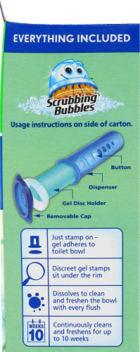 Scrubbing Bubbles Toilet Cleaning Gel Perspective: left