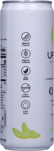 Uptime Zero Sugar Sweet Summer Melon Energy Drink Can Perspective: left