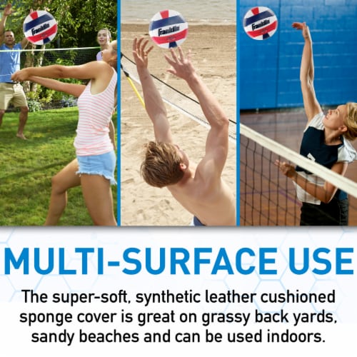 Franklin® Soft Spike Official Volleyball Perspective: left
