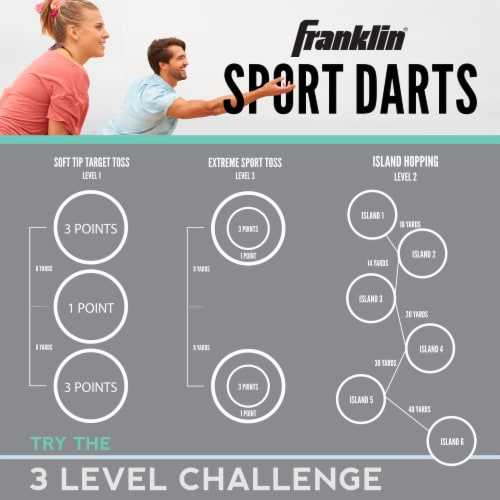 Franklin Soft Tip Target Toss Perspective: left