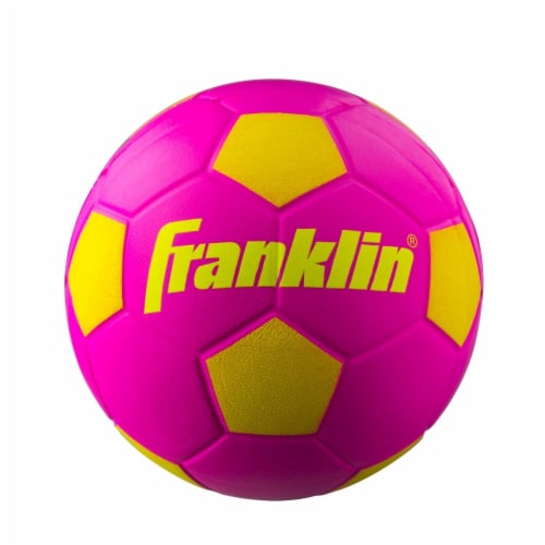 Franklin® Pro Brite Foam Soccer balls Perspective: left