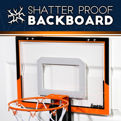 Franklin Sports Pro Hoops with Ball Return Perspective: left