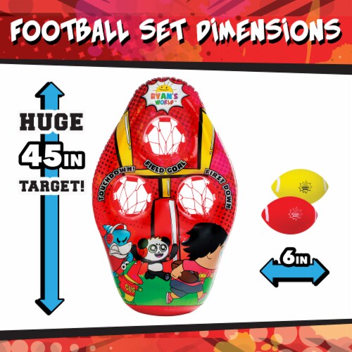 Franklin Inflatable Football Target Perspective: left