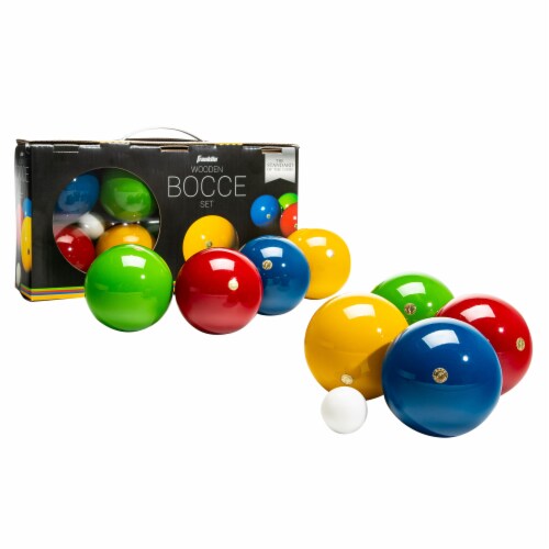 Franklin® Wooden Bocce Set Perspective: left