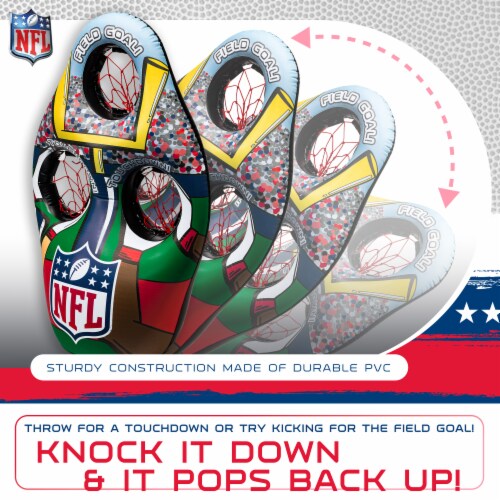 Franklin Sports NFL XL Inflatable Football Target Perspective: left