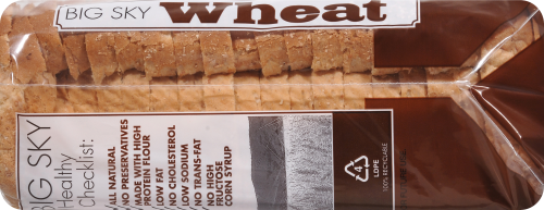 Wheat Montana Farms & Bakey Big Sky Wheat Bread Perspective: left