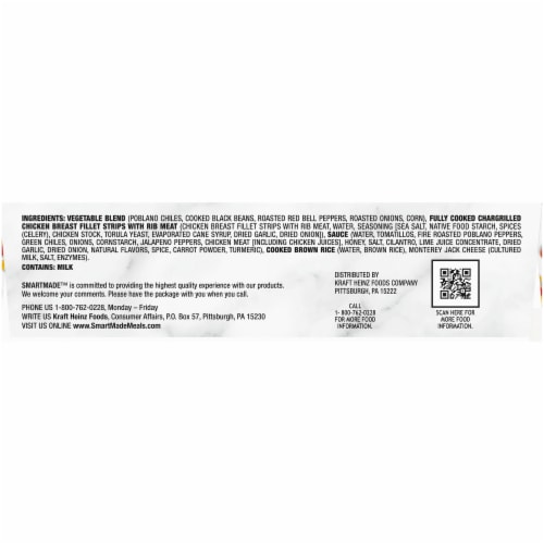 Smart Made Mexican-Style Chicken Bowl Frozen Meal Perspective: left