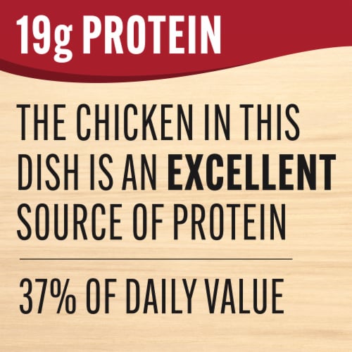Smart Ones Creamy Basil Chicken with Vegetables Frozen Meal, Box Perspective: left