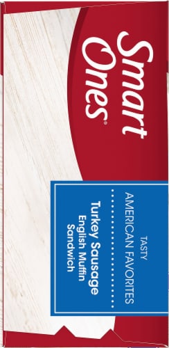 Smart Ones Tasty American Favorites Turkey Sausage English Muffin Sandwiches Perspective: left
