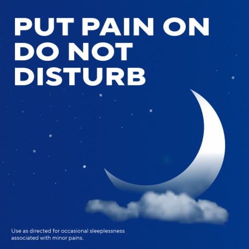 Aleve® PM Pain Reliever & Nighttime Sleep-Aid Caplets Perspective: left