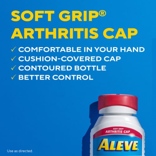 Aleve® Soft Grip® Arthritis Cap Caplets 220 mg Perspective: left