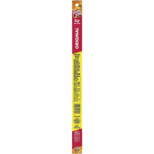SLIM JIM Original Smoked Snack Giant Slim Perspective: left