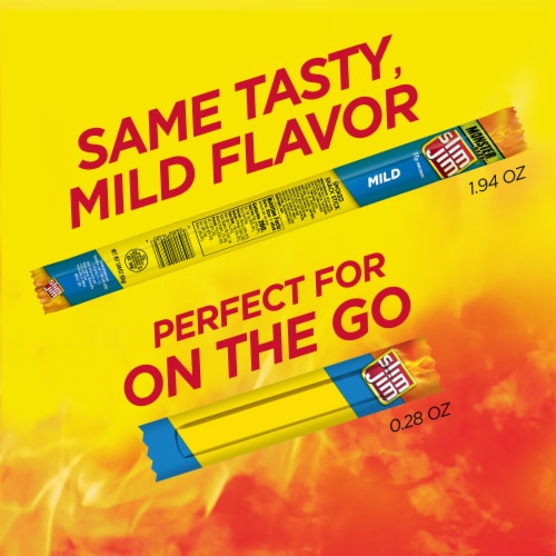 Slim Jim Mild Snack Sized Meat Sticks Perspective: left