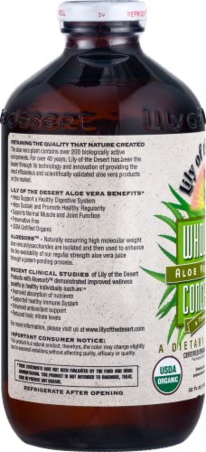 Lily of the Desert Whole Leaf Aloe Vera Juice Concentrate Perspective: left