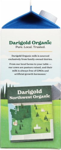 Darigold Northwest Organic Reduced Fat 2% Milk Perspective: left