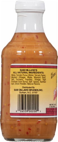 Sam Dillards Bar-B-Q Sauce Perspective: left