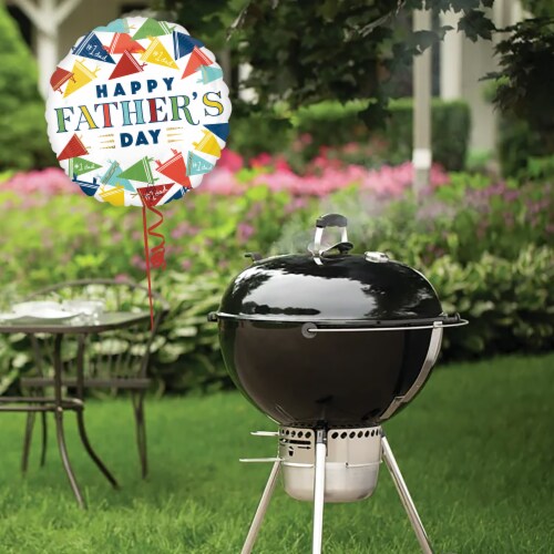 Happy Father's Day Helium Filled Balloon Perspective: left