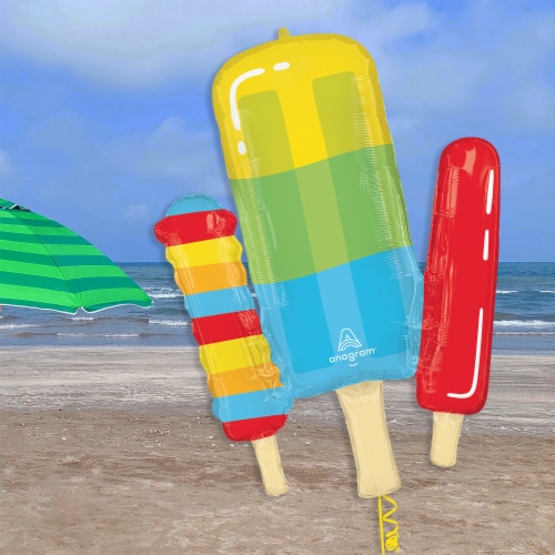 Splish Splash Pool Party Oversized HELIUM FILLED BALLOON Perspective: left