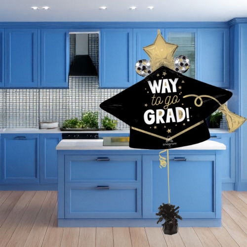 Congrats to the Grad Oversized Helium Filled Balloon Perspective: left