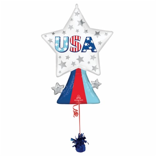 USA Bursts Oversized Helium Filled Balloon Perspective: left