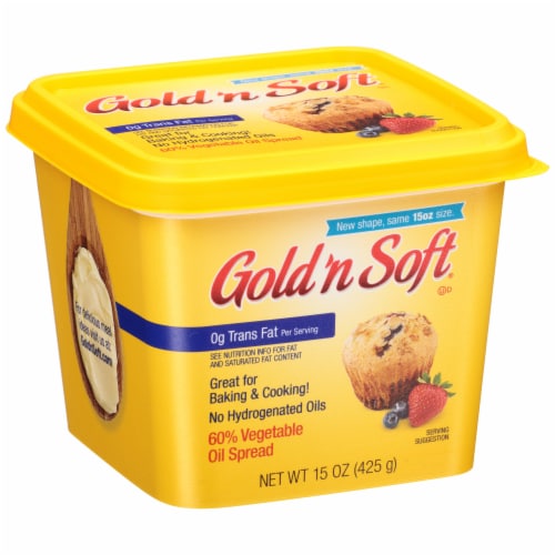 Gold 'n Soft® Vegetable Oil Spread Tub Perspective: left