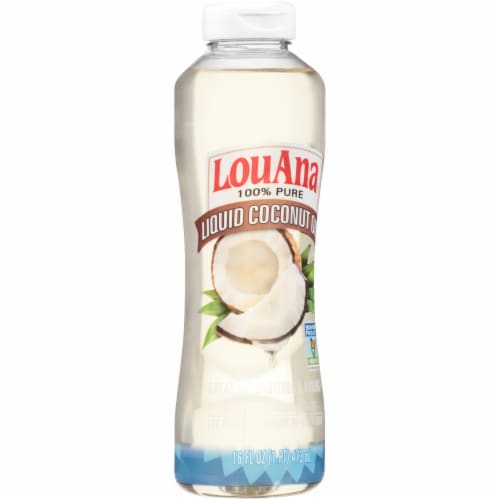 LouAna® Liquid Coconut Oil Perspective: left