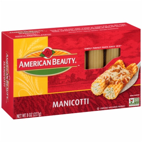 American Beauty Manicotti Pasta Perspective: left