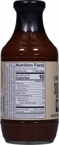 G Hughes® Sugar Free Maple Brown BBQ Sauce Perspective: left