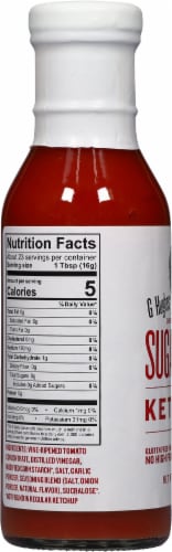 G Hughes® Sugar Free Tomato Ketchup Perspective: left
