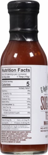 G Hughes® Sugar Free Teriyaki Marinade Perspective: left