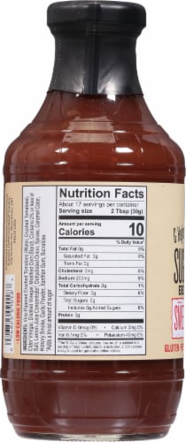 G Hughes® Sugar Free Sweet & Spicy BBQ Sauce Perspective: left