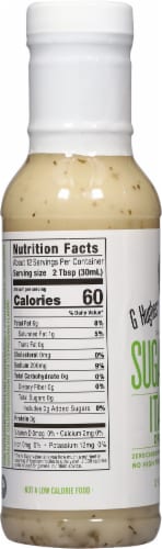  G Hughes Sugar Free Italian Dressing - Sugar Free Salad  Dressings, Keto Salad Dressings, Gluten Free Italian Salad Dressing,  Sugar-Free Italian, Condiments & Salad Dressings - 12 Oz (3-Pack) 