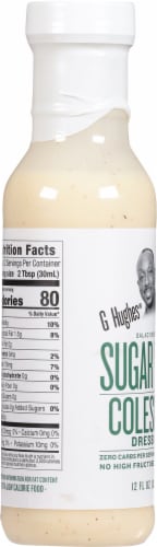 G Hughes Sugar Free Coleslaw Dressing Perspective: left