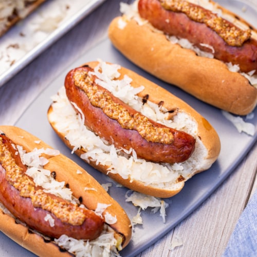 Kiolbassa Traditional Smoked Sausage Perspective: left
