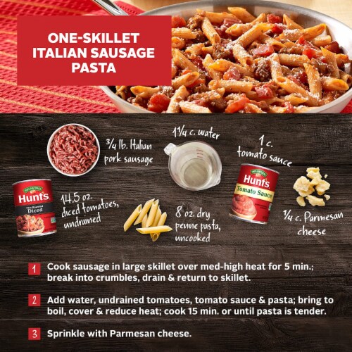 Hunt's® Fire Roasted Diced Tomatoes Perspective: left