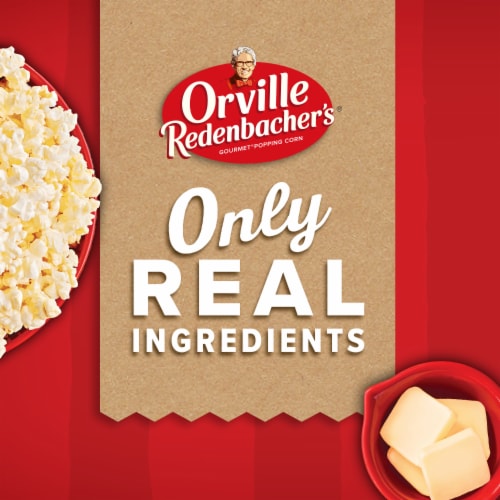 Orville Redenbacher's Movie Theater Butter Popcorn Bags Perspective: left